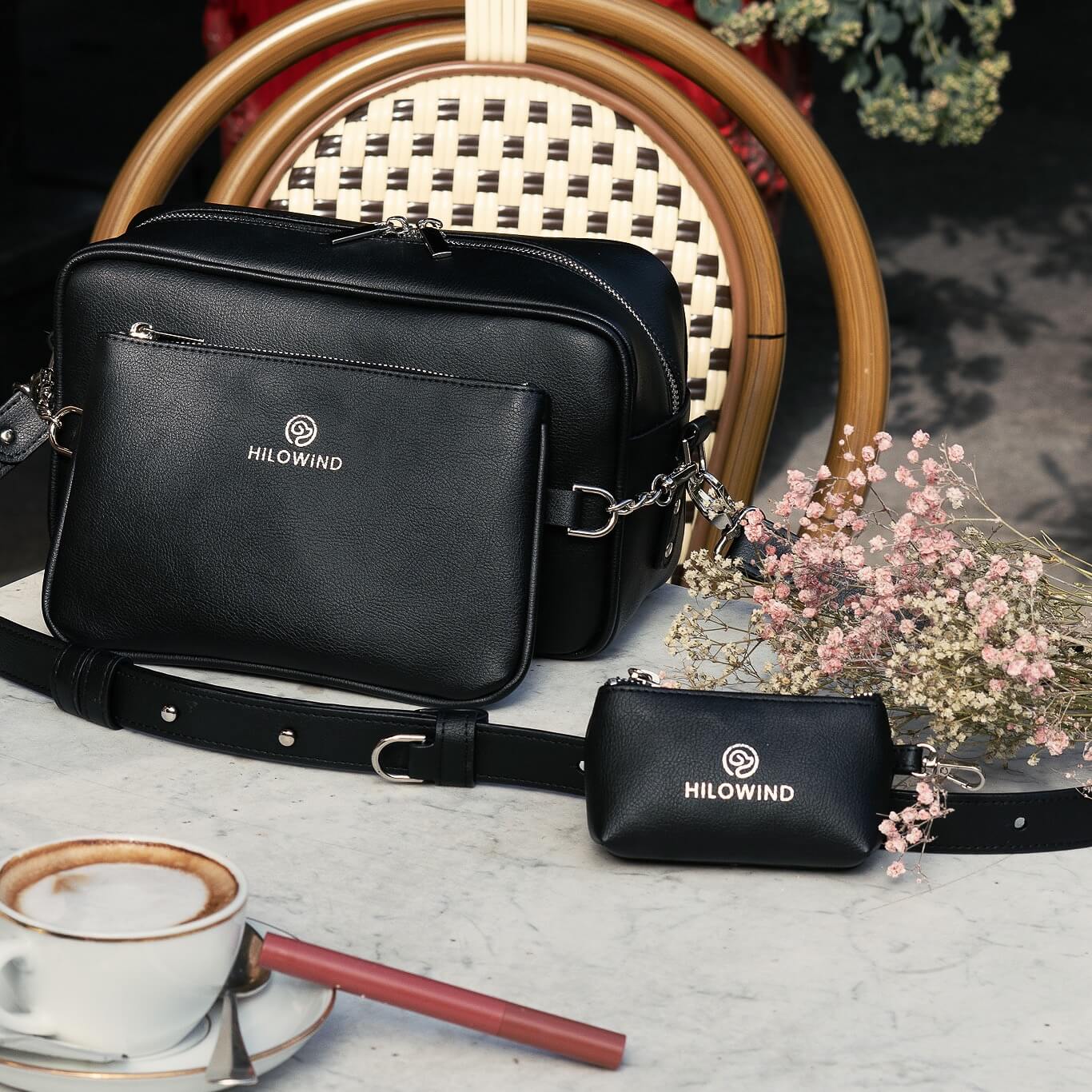 Dog Walking Bag YUNO with front pocket - Pre-order special with free Poop Bag Holder